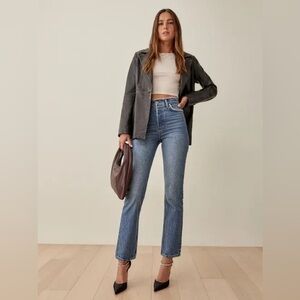 Reformation Stardust High Rise Straight Jeans Size 28 NWT $278